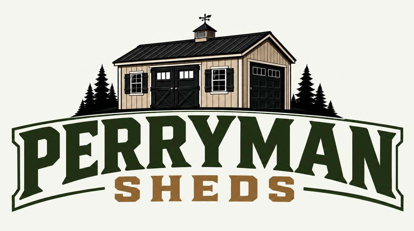 Perryman Sheds logo